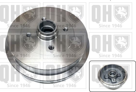 Quinton Hazell BDR449 - Тормозной барабан autosila-amz.com