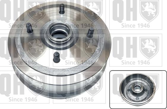 Quinton Hazell BDR354 - Тормозной барабан autosila-amz.com