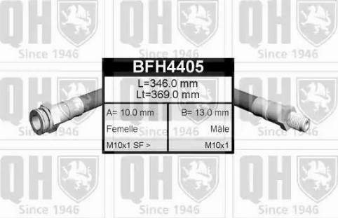 Quinton Hazell BFH4405 - Тормозной шланг autosila-amz.com