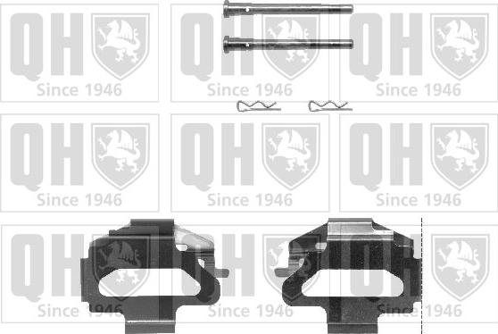 Quinton Hazell BFK651 - Комплектующие для колодок дискового тормоза autosila-amz.com