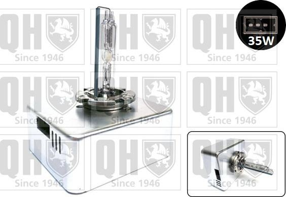 Quinton Hazell QBL125G - Лампа накаливания, основная фара autosila-amz.com