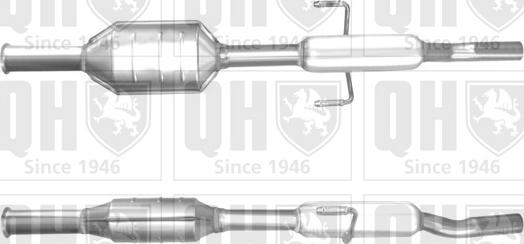 Quinton Hazell QCAT80151H - Катализатор autosila-amz.com