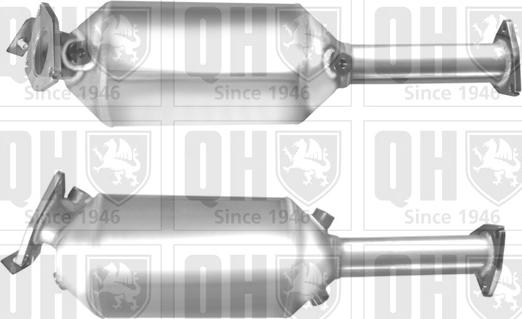 Quinton Hazell QDPF11411 - Сажевый / частичный фильтр, система выхлопа ОГ autosila-amz.com