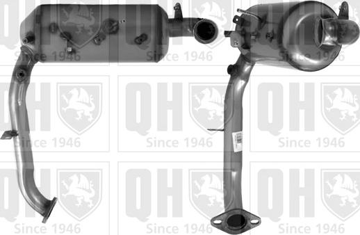 Quinton Hazell QDPF11005H - Сажевый / частичный фильтр, система выхлопа ОГ autosila-amz.com