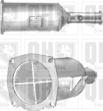 Quinton Hazell QDPF11012P - Сажевый / частичный фильтр, система выхлопа ОГ autosila-amz.com