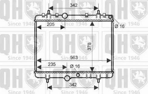 Quinton Hazell QER2290 - Радиатор, охлаждение двигателя autosila-amz.com