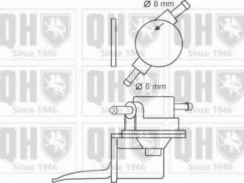 Quinton Hazell QFP124 - Топливный насос autosila-amz.com