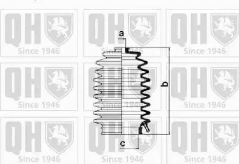 Quinton Hazell QG1445 - Комплект пыльника, рулевое управление autosila-amz.com