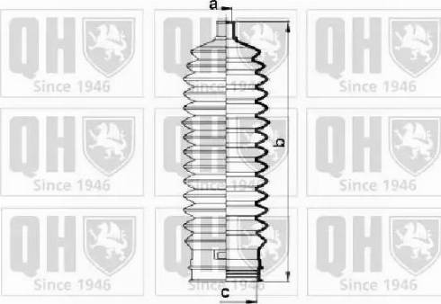 Quinton Hazell QG1446 - Комплект пыльника, рулевое управление autosila-amz.com