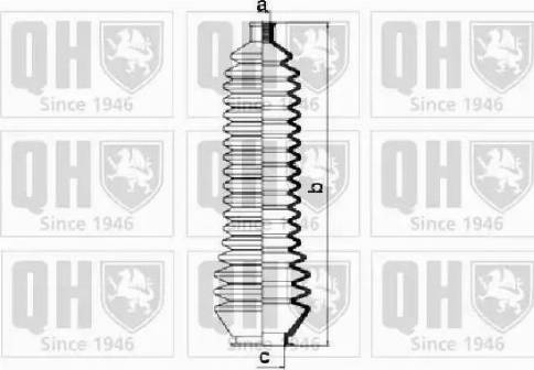 Quinton Hazell QG1425 - Комплект пыльника, рулевое управление autosila-amz.com