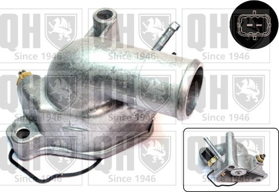 Quinton Hazell QTH609K - Термостат охлаждающей жидкости / корпус autosila-amz.com