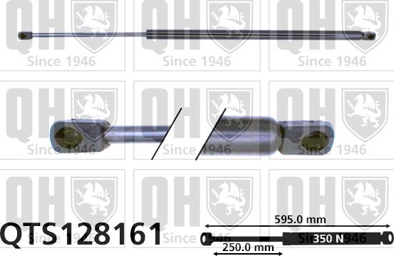 Quinton Hazell QTS128161 - Газовая пружина, упор autosila-amz.com