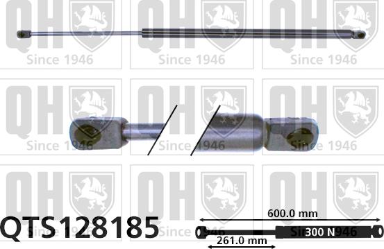 Quinton Hazell QTS128185 - Газовая пружина, упор autosila-amz.com