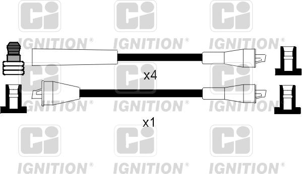 Quinton Hazell XC990 - Комплект проводов зажигания autosila-amz.com