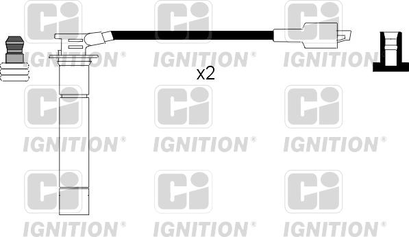 Quinton Hazell XC998 - Комплект проводов зажигания autosila-amz.com