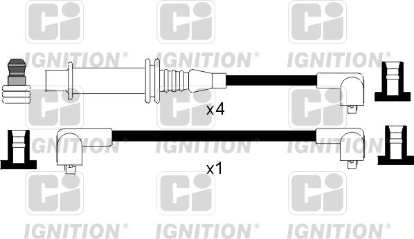 Quinton Hazell XC993 - Комплект проводов зажигания autosila-amz.com
