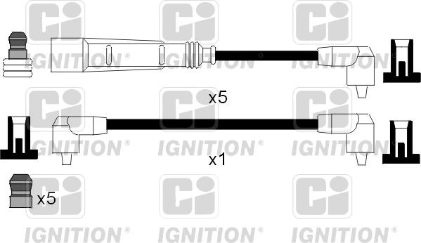 Quinton Hazell XC948 - Комплект проводов зажигания autosila-amz.com