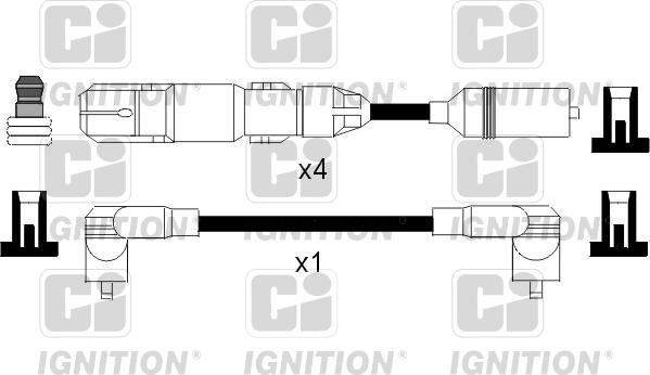 Quinton Hazell XC956 - Комплект проводов зажигания autosila-amz.com