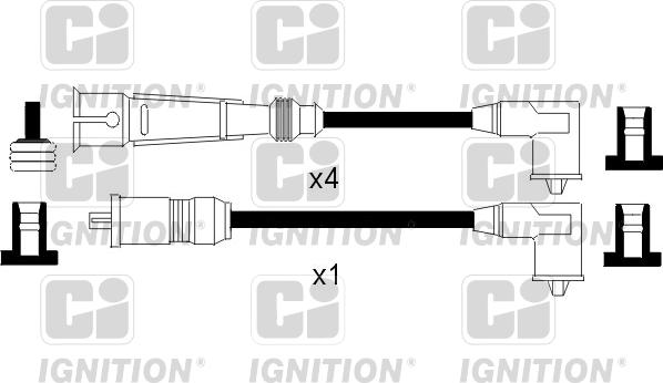 Quinton Hazell XC963 - Комплект проводов зажигания autosila-amz.com