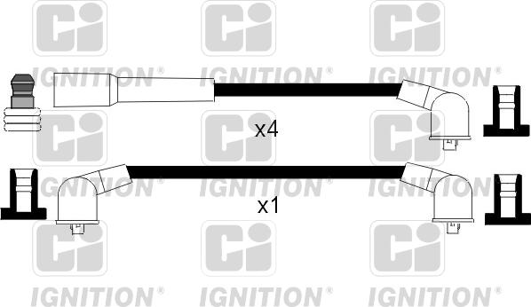 Quinton Hazell XC903 - Комплект проводов зажигания autosila-amz.com