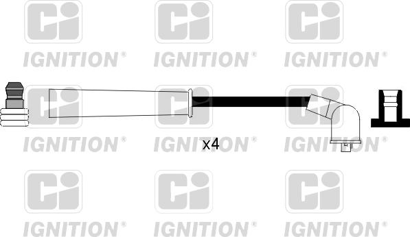 Quinton Hazell XC919 - Комплект проводов зажигания autosila-amz.com
