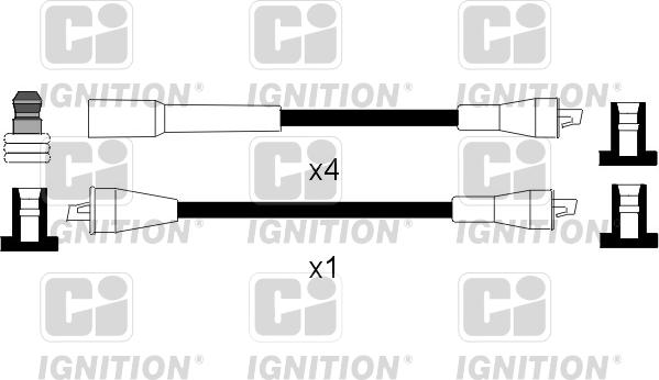 Quinton Hazell XC912 - Комплект проводов зажигания autosila-amz.com