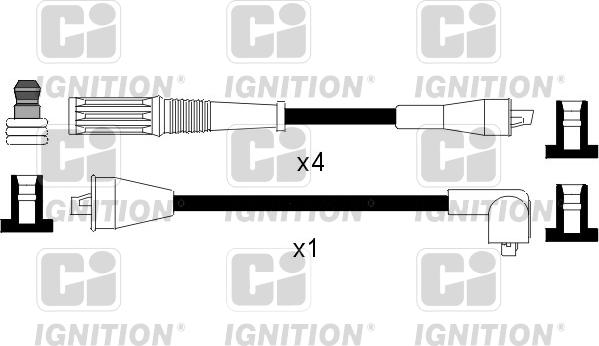 Quinton Hazell XC982 - Комплект проводов зажигания autosila-amz.com
