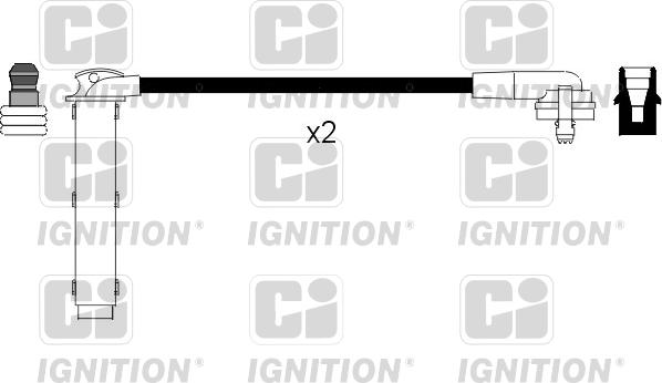 Quinton Hazell XC936 - Комплект проводов зажигания autosila-amz.com