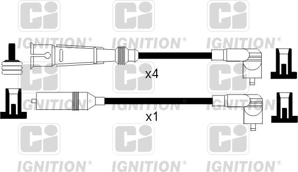 Quinton Hazell XC979 - Комплект проводов зажигания autosila-amz.com