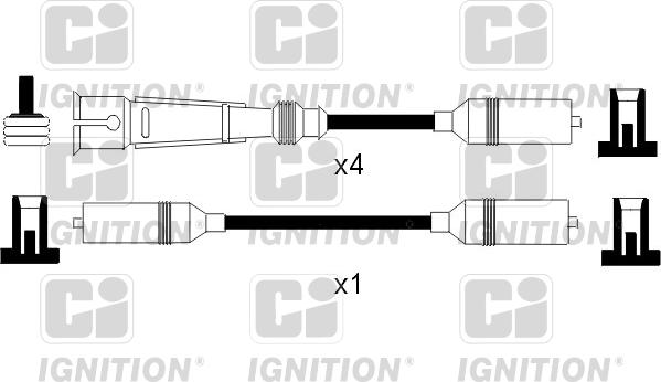 Quinton Hazell XC440 - Комплект проводов зажигания autosila-amz.com