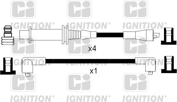Quinton Hazell XC448 - Комплект проводов зажигания autosila-amz.com