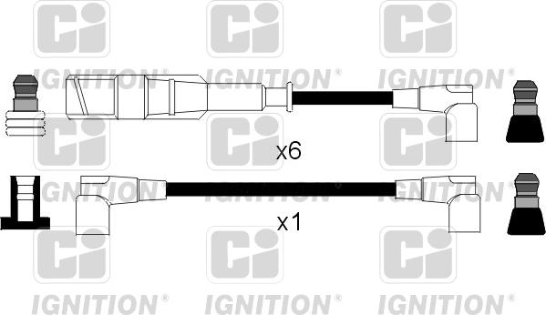 Quinton Hazell XC462 - Комплект проводов зажигания autosila-amz.com