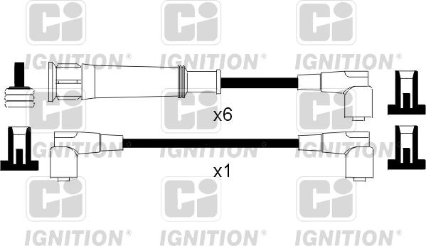 Quinton Hazell XC467 - Комплект проводов зажигания autosila-amz.com