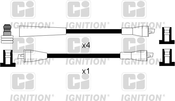 Quinton Hazell XC411 - Комплект проводов зажигания autosila-amz.com