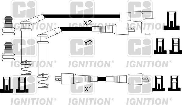 Quinton Hazell XC540 - Комплект проводов зажигания autosila-amz.com