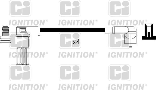 Quinton Hazell XC551 - Комплект проводов зажигания autosila-amz.com