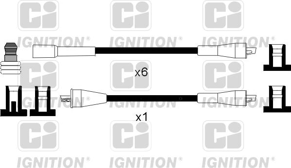 Quinton Hazell XC589 - Комплект проводов зажигания autosila-amz.com