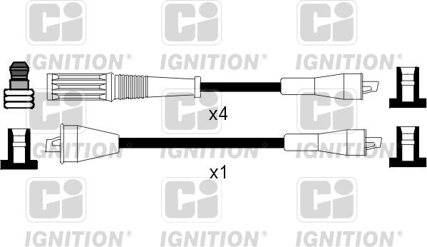 Quinton Hazell XC583 - Комплект проводов зажигания autosila-amz.com