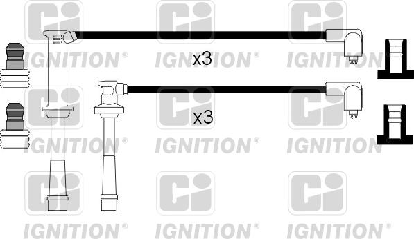 Quinton Hazell XC651 - Комплект проводов зажигания autosila-amz.com