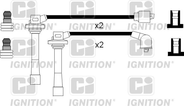 Quinton Hazell XC653 - Комплект проводов зажигания autosila-amz.com