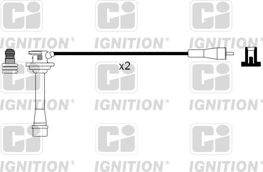 Quinton Hazell XC662 - Комплект проводов зажигания autosila-amz.com