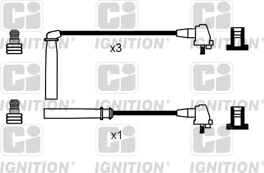 Quinton Hazell XC638 - Комплект проводов зажигания autosila-amz.com