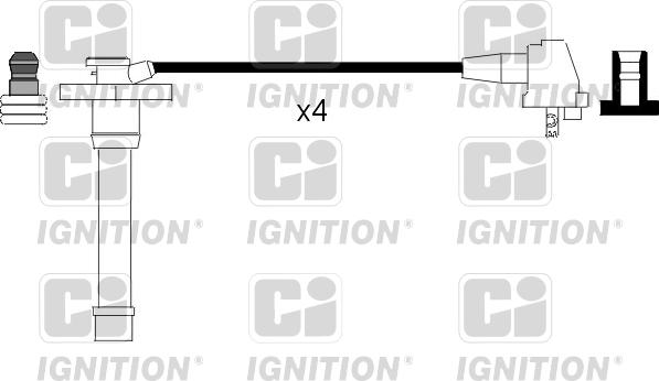 Quinton Hazell XC627 - Комплект проводов зажигания autosila-amz.com