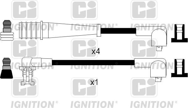 Quinton Hazell XC145 - Комплект проводов зажигания autosila-amz.com