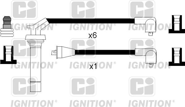 Quinton Hazell XC169 - Комплект проводов зажигания autosila-amz.com