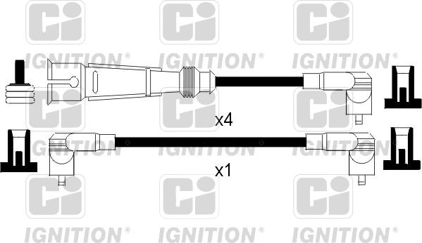 Quinton Hazell XC1095 - Комплект проводов зажигания autosila-amz.com