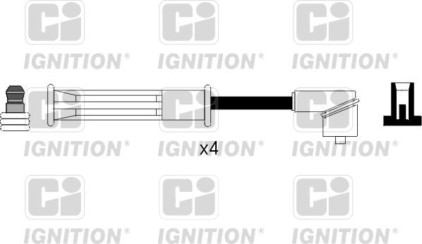 Quinton Hazell XC1090 - Комплект проводов зажигания autosila-amz.com