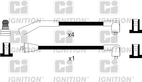 Quinton Hazell XC1069 - Комплект проводов зажигания autosila-amz.com