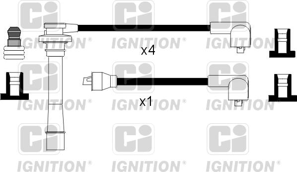 Quinton Hazell XC1061 - Комплект проводов зажигания autosila-amz.com