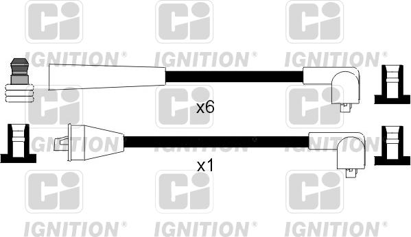 Quinton Hazell XC1001 - Комплект проводов зажигания autosila-amz.com